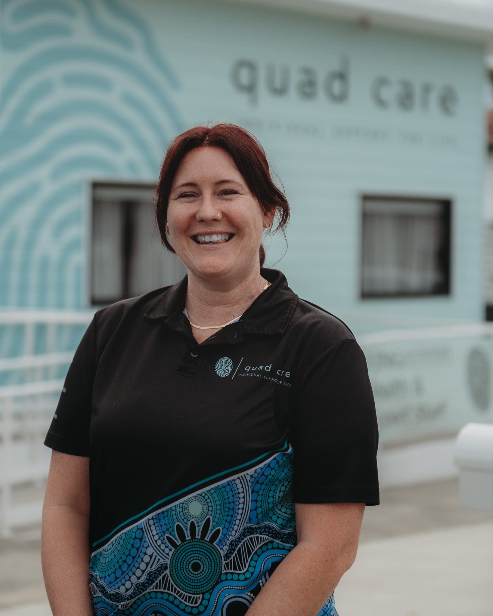 Mel, Quad Care's front desk lady and hub co-ordinator for all your NDIS needs