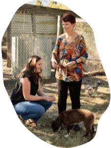 Quad Care disability support worker assisting NDIS participant on the Sunshine Coast